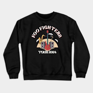 Foo Fighters Tour 2024 T shirt white Crewneck Sweatshirt